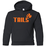 Sweatshirts Black / YS Tails Youth Hoodie