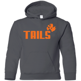 Sweatshirts Charcoal / YS Tails Youth Hoodie
