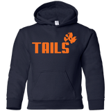Sweatshirts Navy / YS Tails Youth Hoodie