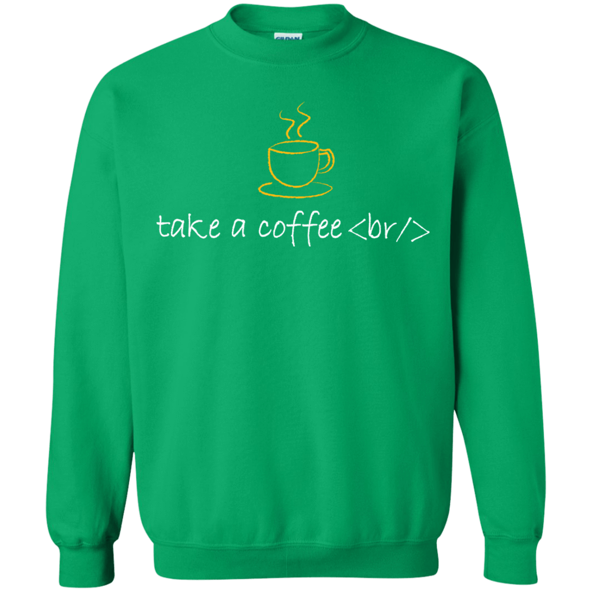 Sweatshirts Irish Green / Small Take A Coffee Break Crewneck Sweatshirt