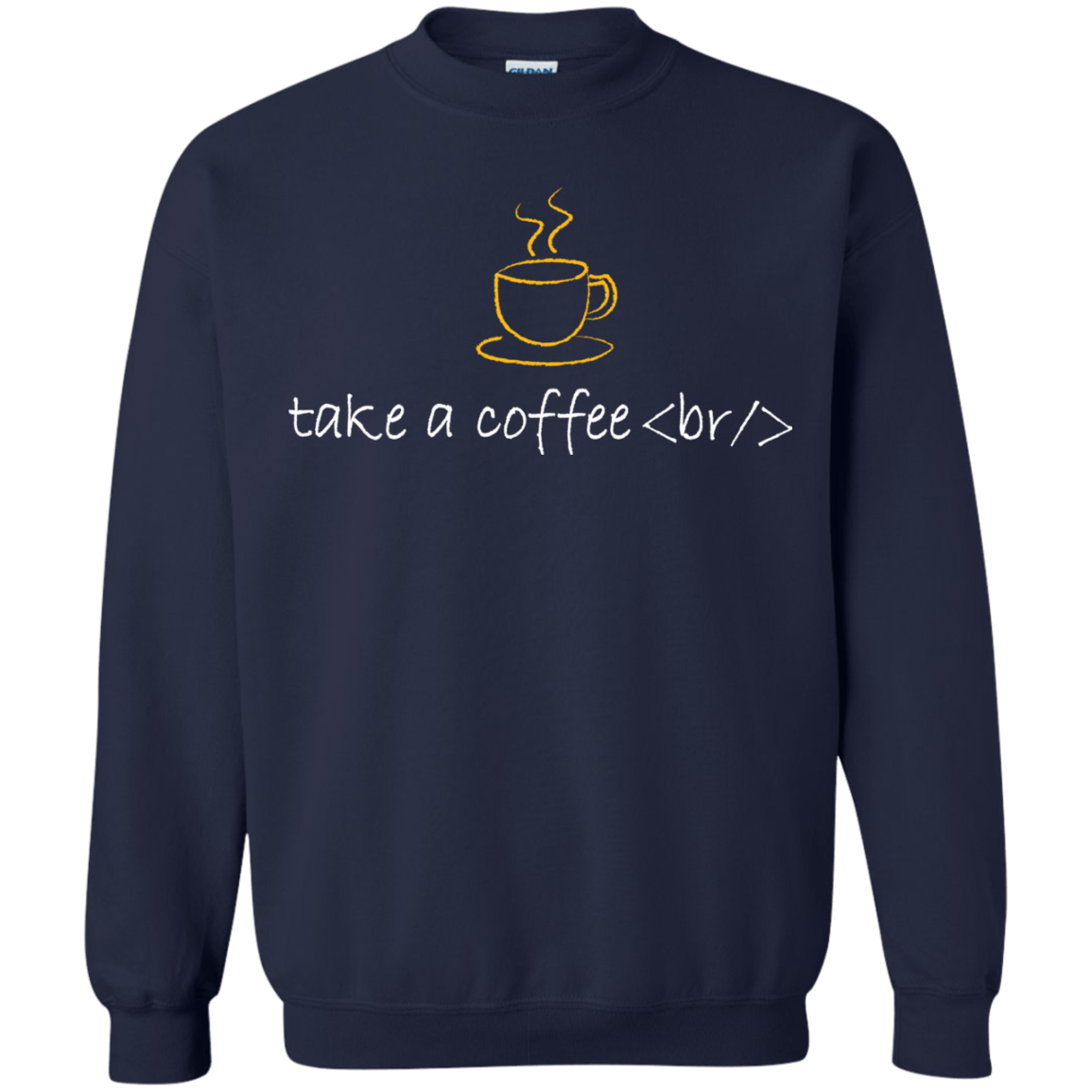 Sweatshirts Navy / Small Take A Coffee Break Crewneck Sweatshirt