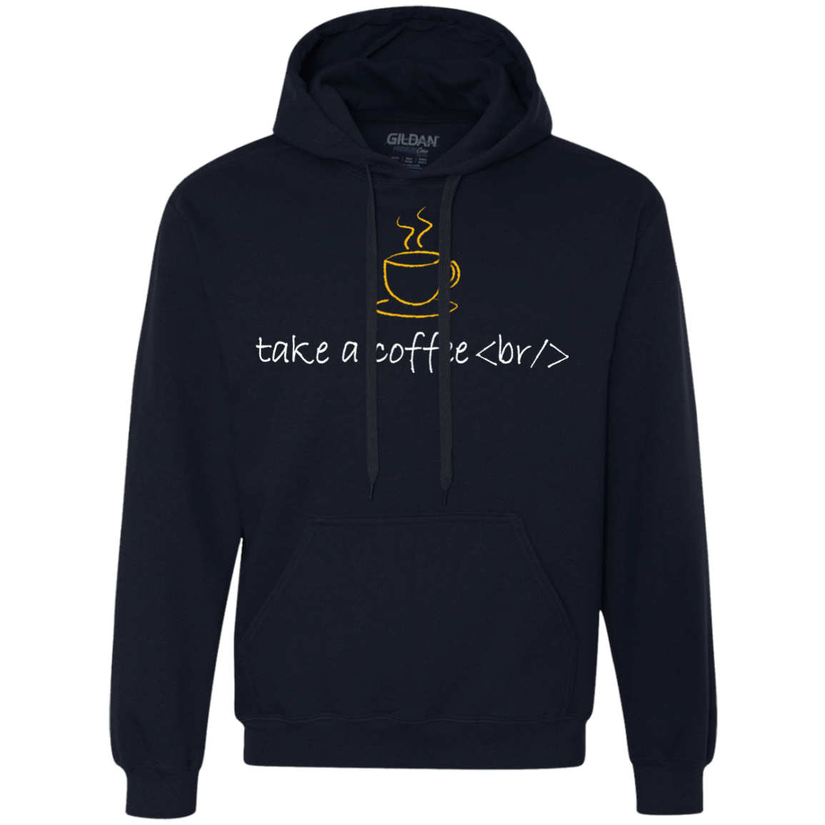 Sweatshirts Navy / Small Take A Coffee Break Premium Fleece Hoodie