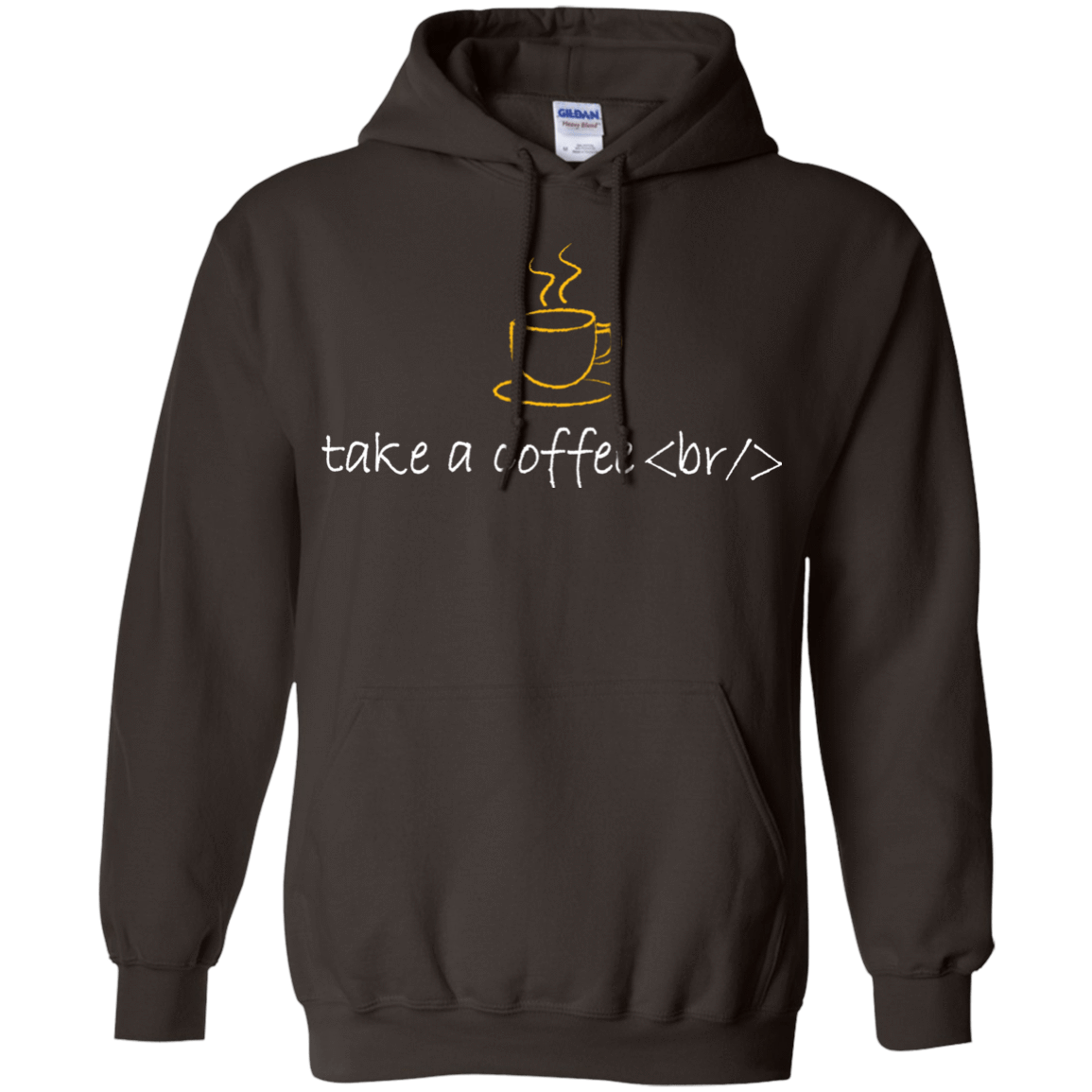 Sweatshirts Dark Chocolate / Small Take A Coffee Break Pullover Hoodie