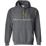 Sweatshirts Dark Heather / Small Take A Coffee Break Pullover Hoodie