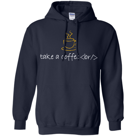 Sweatshirts Navy / Small Take A Coffee Break Pullover Hoodie