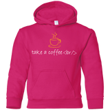 Sweatshirts Heliconia / YS Take A Coffee Break Youth Hoodie