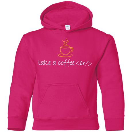 Sweatshirts Heliconia / YS Take A Coffee Break Youth Hoodie