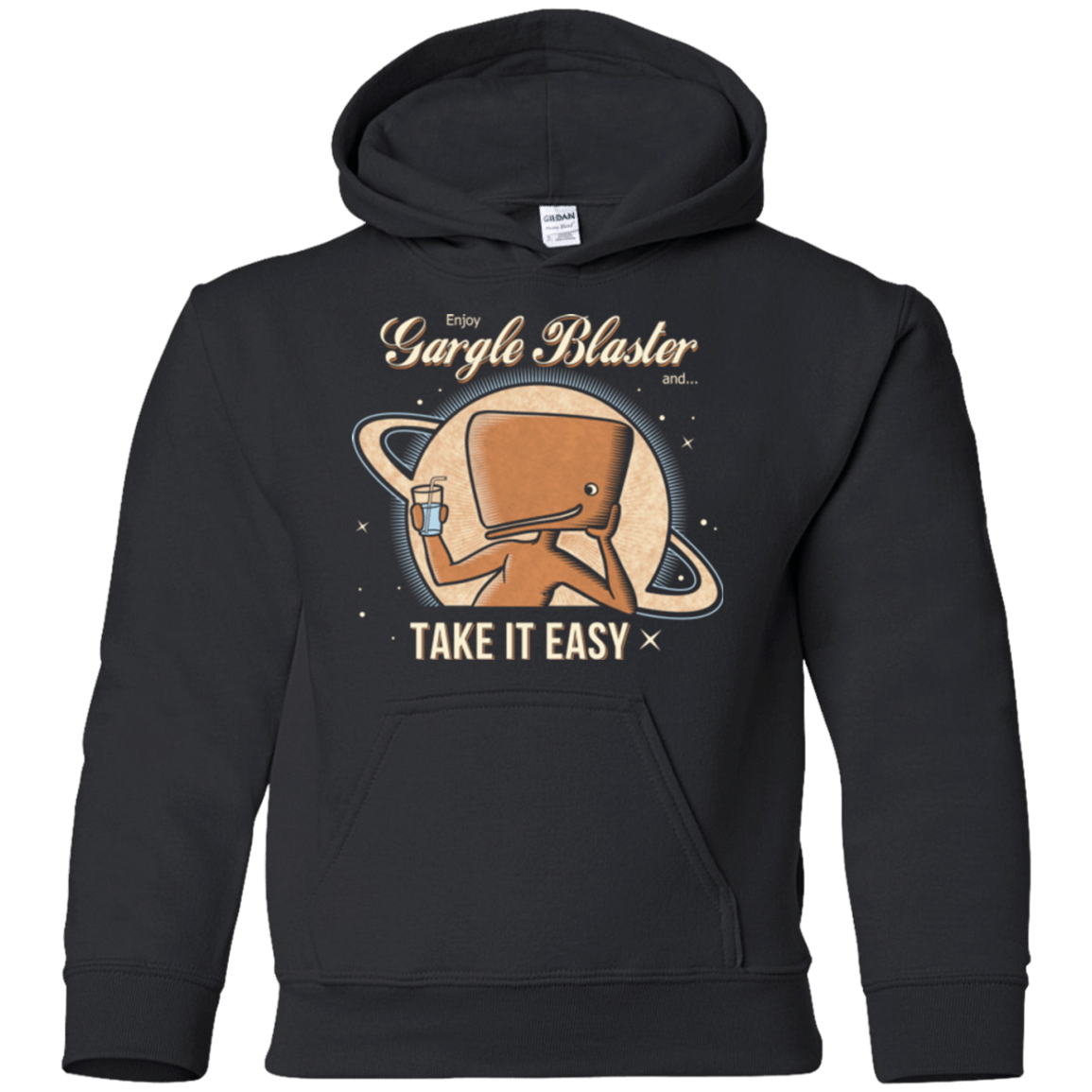 Sweatshirts Black / YS Take it Easy Youth Hoodie