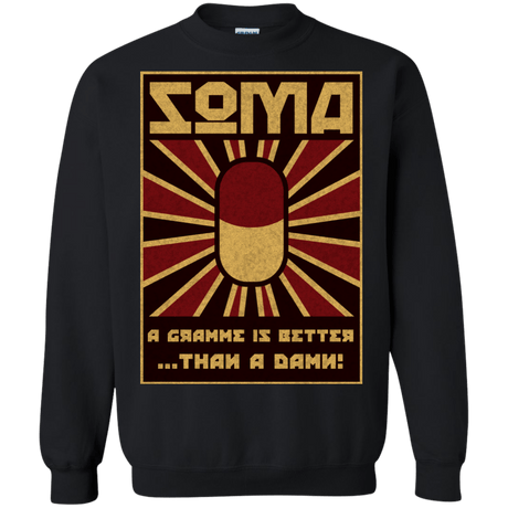 Sweatshirts Black / Small Take Soma Crewneck Sweatshirt