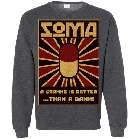 Sweatshirts Dark Heather / Small Take Soma Crewneck Sweatshirt