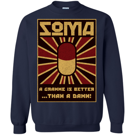 Sweatshirts Navy / Small Take Soma Crewneck Sweatshirt