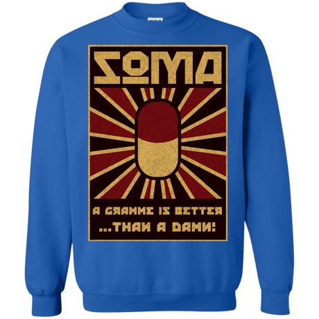 Sweatshirts Royal / Small Take Soma Crewneck Sweatshirt