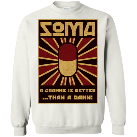 Sweatshirts White / Small Take Soma Crewneck Sweatshirt