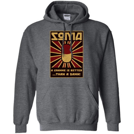 Sweatshirts Dark Heather / Small Take Soma Pullover Hoodie