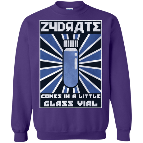 Sweatshirts Purple / Small Take Zydrate Crewneck Sweatshirt