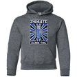 Sweatshirts Dark Heather / YS Take Zydrate Youth Hoodie