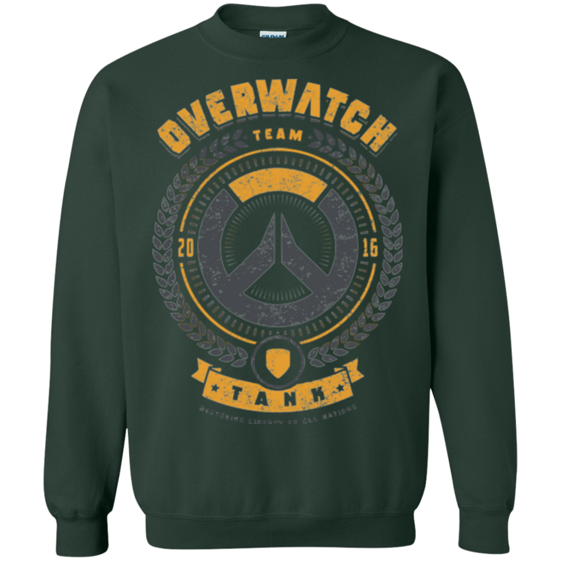 Sweatshirts Forest Green / Small Tank Team Crewneck Sweatshirt