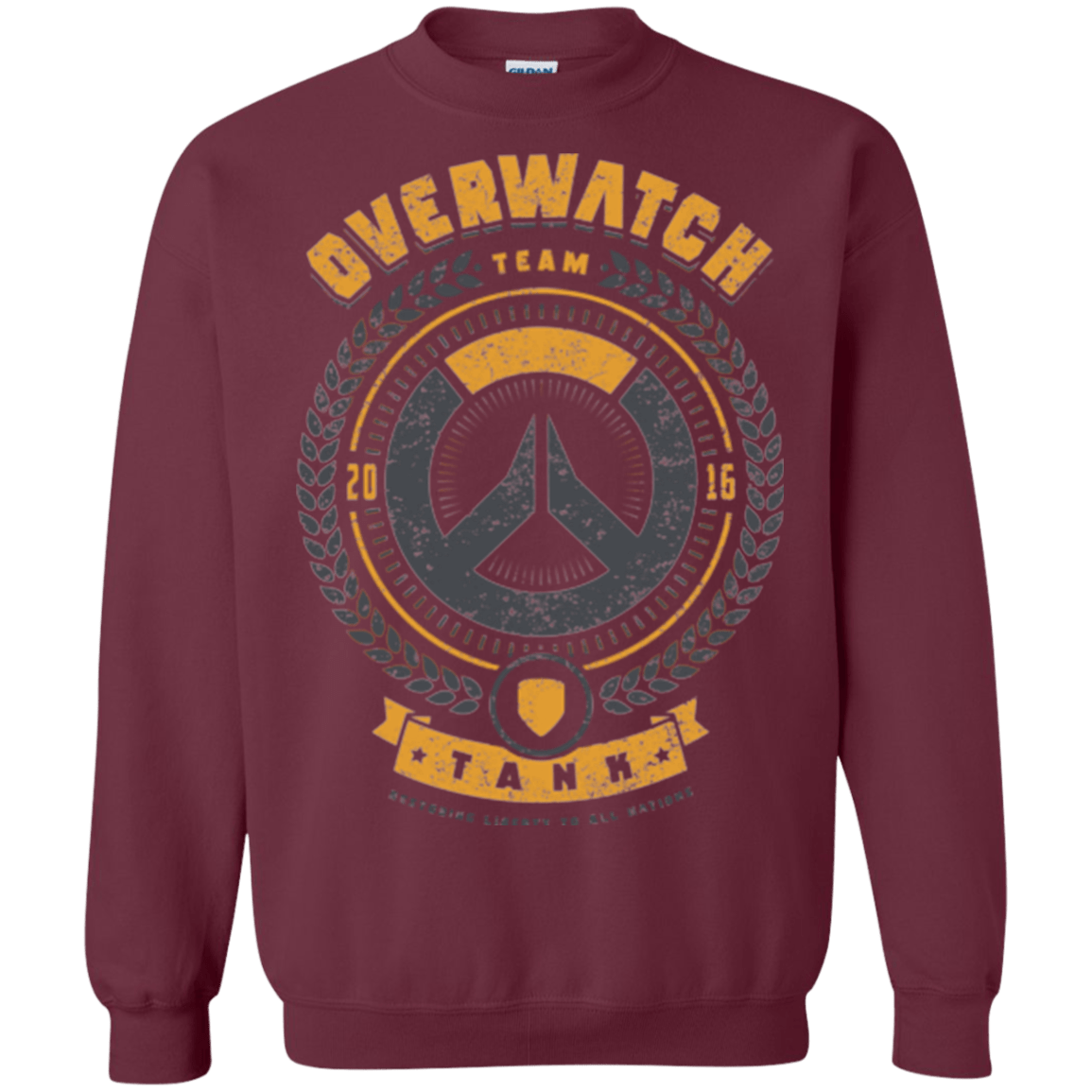 Sweatshirts Maroon / Small Tank Team Crewneck Sweatshirt