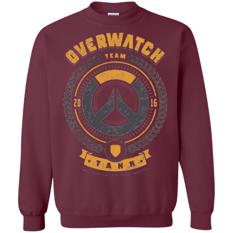 Sweatshirts Maroon / Small Tank Team Crewneck Sweatshirt