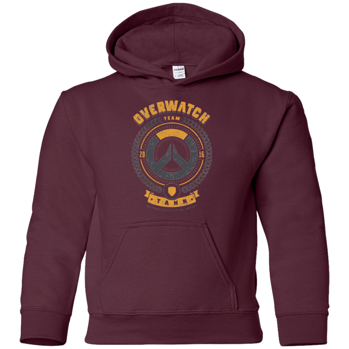 Sweatshirts Maroon / YS Tank Team Youth Hoodie