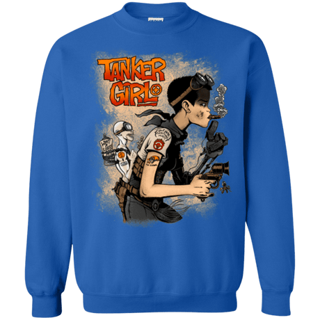 Sweatshirts Royal / Small Tanker Girl Crewneck Sweatshirt