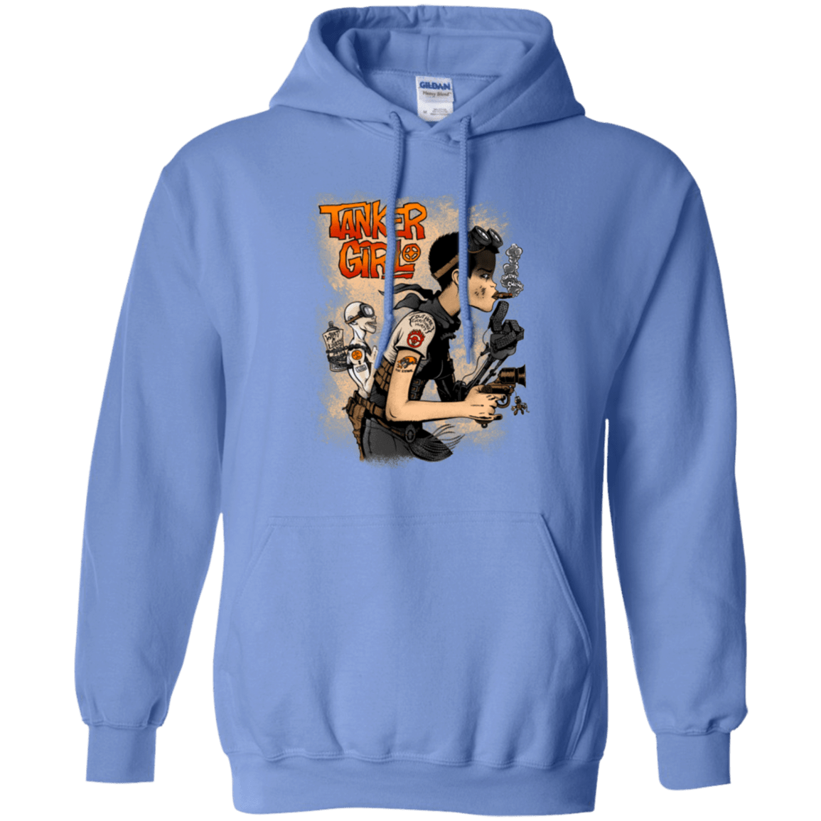 Sweatshirts Carolina Blue / Small Tanker Girl Pullover Hoodie