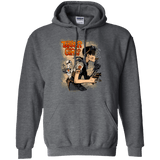 Sweatshirts Dark Heather / Small Tanker Girl Pullover Hoodie