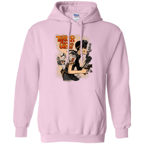 Sweatshirts Light Pink / Small Tanker Girl Pullover Hoodie