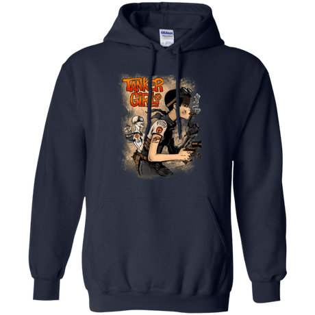 Sweatshirts Navy / Small Tanker Girl Pullover Hoodie