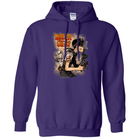 Sweatshirts Purple / Small Tanker Girl Pullover Hoodie