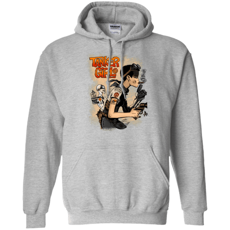 Sweatshirts Sport Grey / Small Tanker Girl Pullover Hoodie