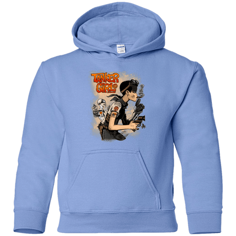 Sweatshirts Carolina Blue / YS Tanker Girl Youth Hoodie