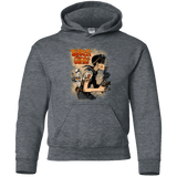 Sweatshirts Dark Heather / YS Tanker Girl Youth Hoodie