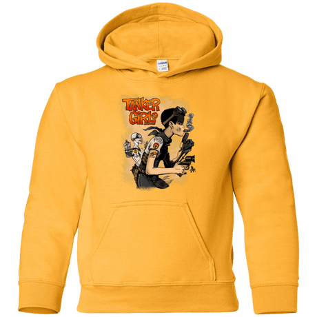 Sweatshirts Gold / YS Tanker Girl Youth Hoodie