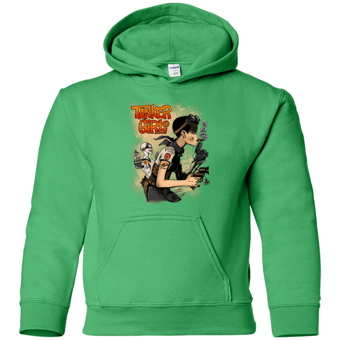 Sweatshirts Irish Green / YS Tanker Girl Youth Hoodie
