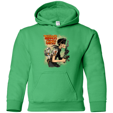 Sweatshirts Irish Green / YS Tanker Girl Youth Hoodie