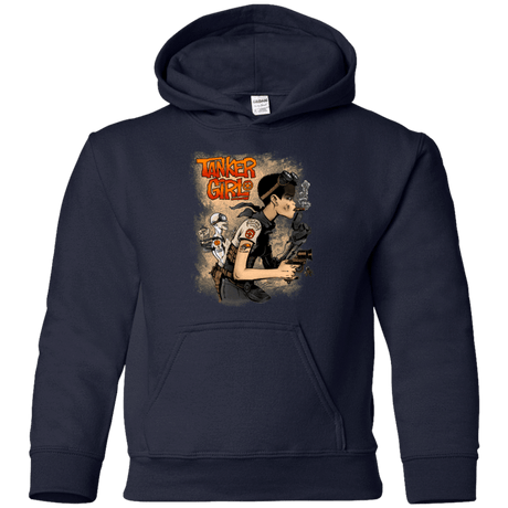 Sweatshirts Navy / YS Tanker Girl Youth Hoodie