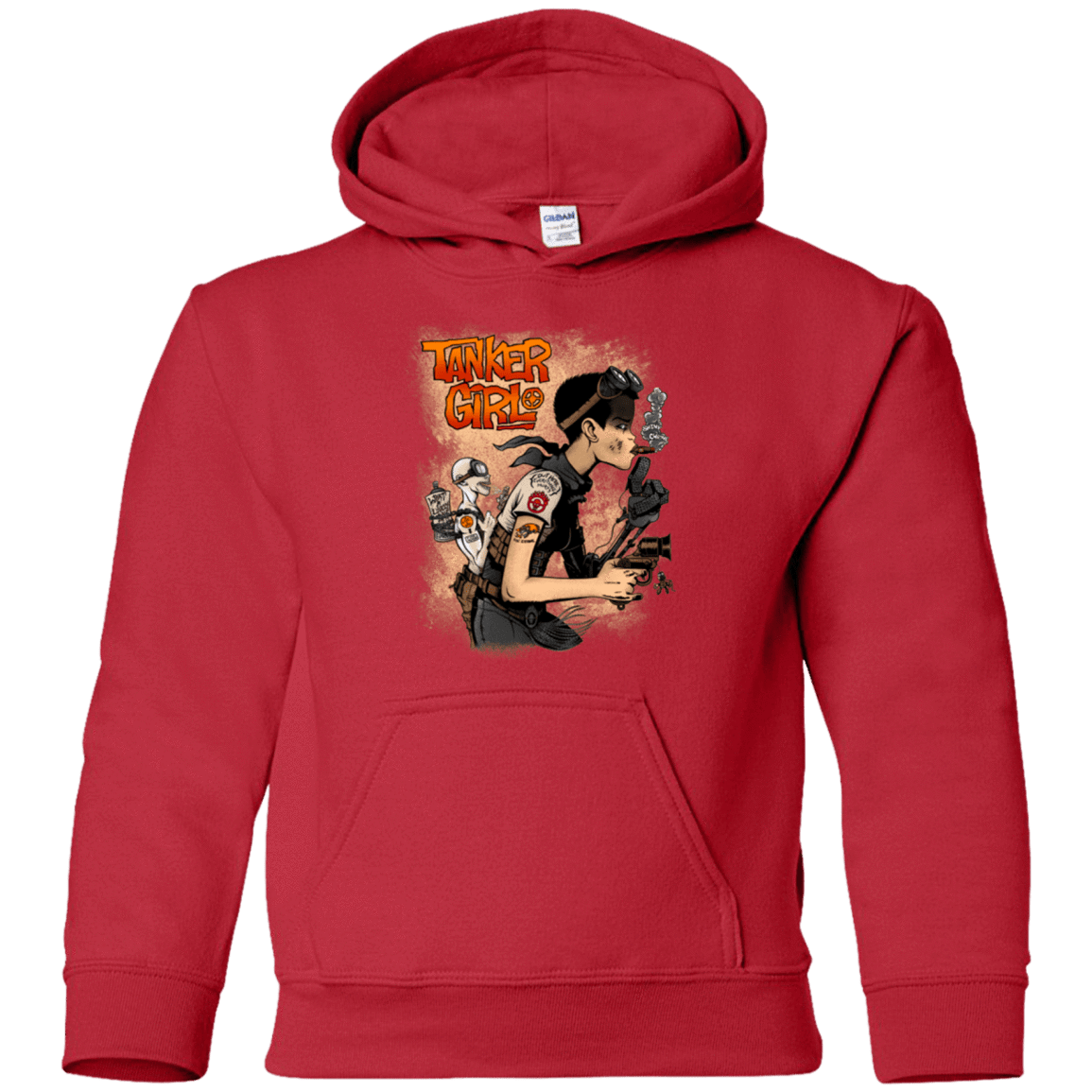 Sweatshirts Red / YS Tanker Girl Youth Hoodie