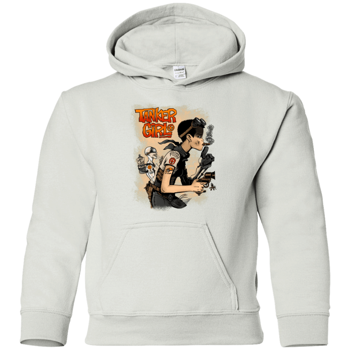 Sweatshirts White / YS Tanker Girl Youth Hoodie
