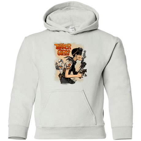Sweatshirts White / YS Tanker Girl Youth Hoodie