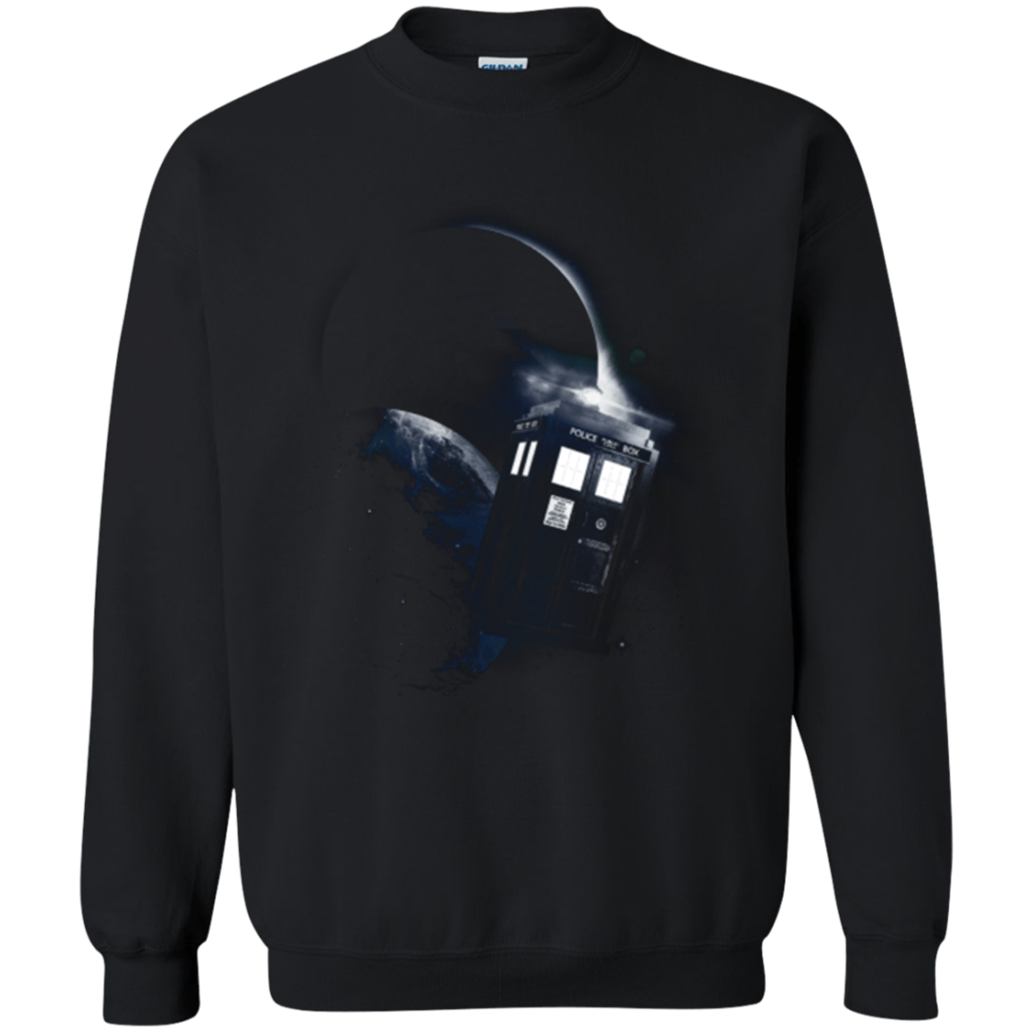 Sweatshirts Black / Small TARDIS 2 Crewneck Sweatshirt
