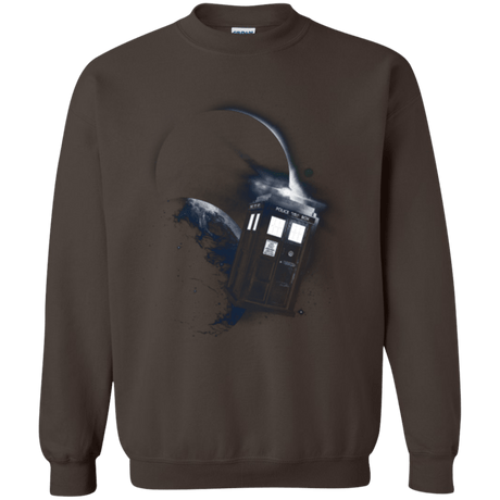 Sweatshirts Dark Chocolate / Small TARDIS 2 Crewneck Sweatshirt
