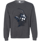 Sweatshirts Dark Heather / Small TARDIS 2 Crewneck Sweatshirt