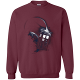 Sweatshirts Maroon / Small TARDIS 2 Crewneck Sweatshirt