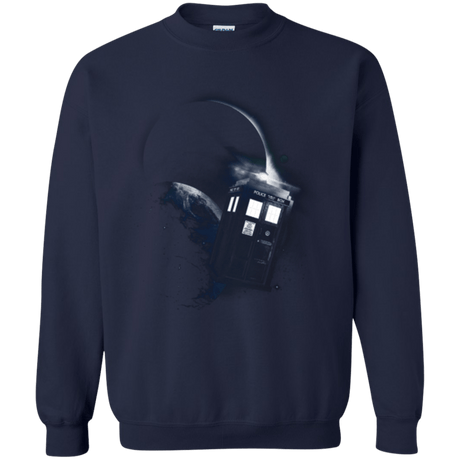 Sweatshirts Navy / Small TARDIS 2 Crewneck Sweatshirt