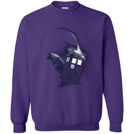 Sweatshirts Purple / Small TARDIS 2 Crewneck Sweatshirt