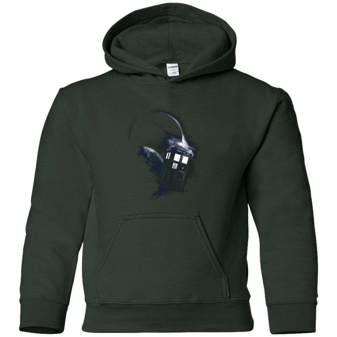 Sweatshirts Forest Green / YS TARDIS 2 Youth Hoodie