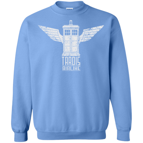Sweatshirts Carolina Blue / Small Tardis Airline Crewneck Sweatshirt
