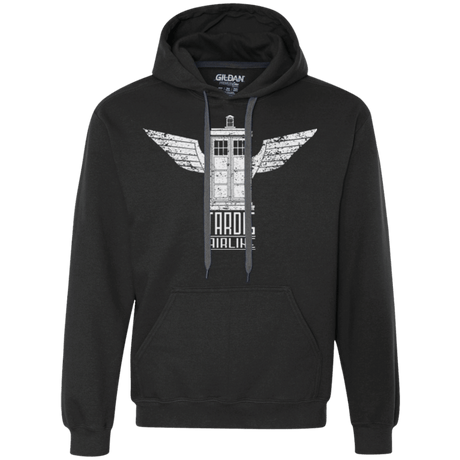 Sweatshirts Black / Small Tardis Airline Premium Fleece Hoodie