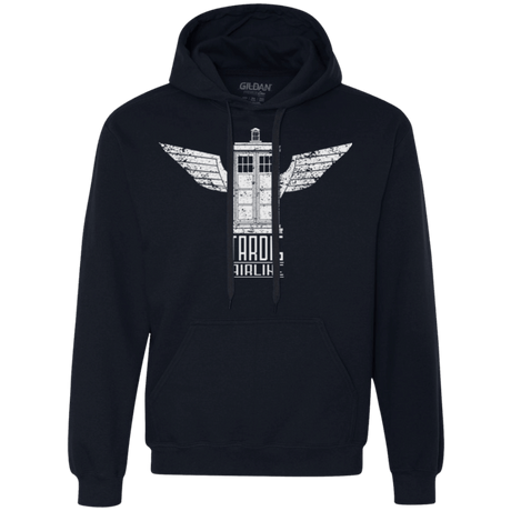 Sweatshirts Navy / Small Tardis Airline Premium Fleece Hoodie